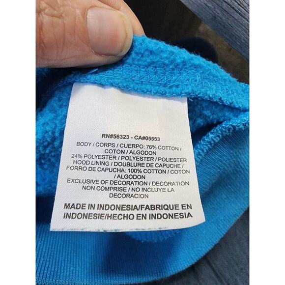 Nike Kids Full Zip Hoodie S Small Light Blue 506311‎ - Picture 6 of 7